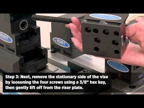 How to disassemble a Kurt MaxLock 350 Multi-axis vise.