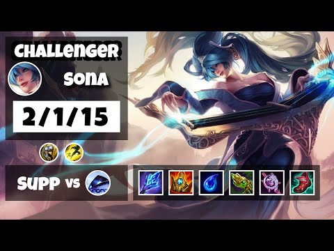Sona vs Xerath EU Challenger SUPPORT (2/1/15) - v11.11