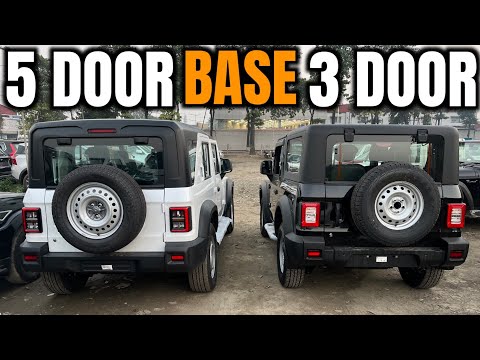 2025 THAR ROXX MX1 Base VS Thar Base Comparison|5 DOOR Thar Base and 3 DOOR Thar Base Comparison