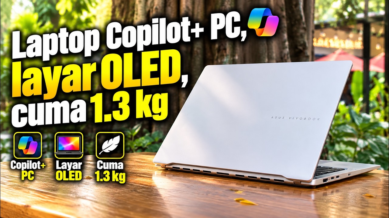Cuma 1.3 Kg! Review Jujur ASUS Vivobook S 14 OLED (S5406SAL)
