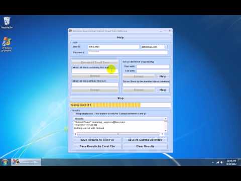Outlook.com Hotmail Extract Email Data Software