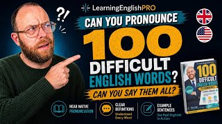 CAN YOU PRONOUNCE THESE 100 ENGLISH WORDS? | ESL Pronunciation Challenge