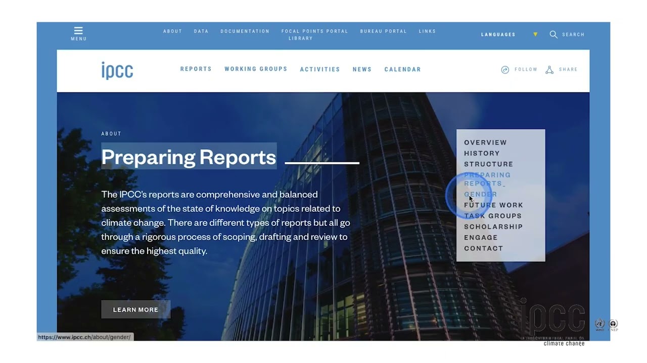 IPCC Website About