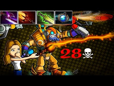 Dota 2 Vurtune Plays Tinker WITH SILVER EDGE - 28 KILLS
