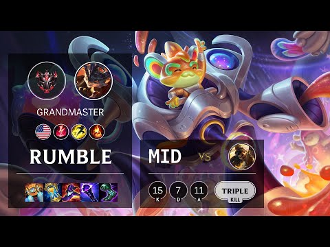 Rumble Mid vs Akshan - NA Grandmaster Patch 11.20