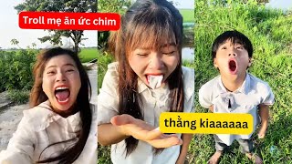 Tổng hợp video siêu hài hước vui nhộn, thằng con bất hiếu troll mẹ ăn ức chim và cái kết