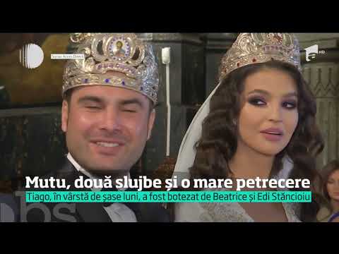 Adrian Mutu şi Sandra, nuntă ca-n basme
