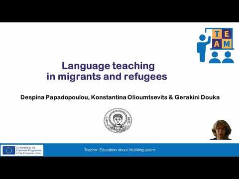 2.1.1 Language teaching of migrants and refugees: Introduction