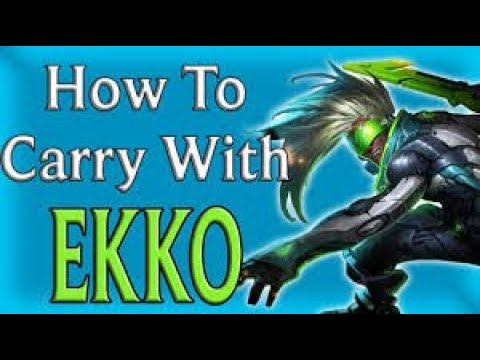 HOW TO CARRY WITH EKKO IN SEASON 10(EKKO MID GUIDE)