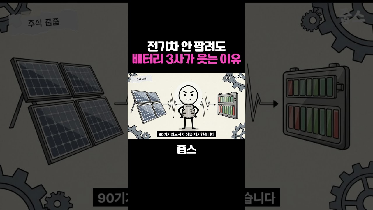 전기차 안 팔려도 배터리 3사가 웃는 진짜 이유