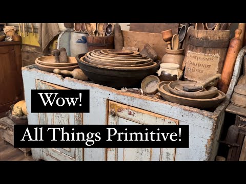 Wow!!  Look at all of these Primitives!!  This home is full of antique collections!