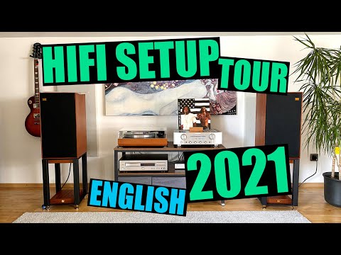 [EN] HiFi Setup Room Tour 2021 / Vinyl / Wharfedale / Nagaoka/ Lehmann Black Cube SE II / Linn LP 12