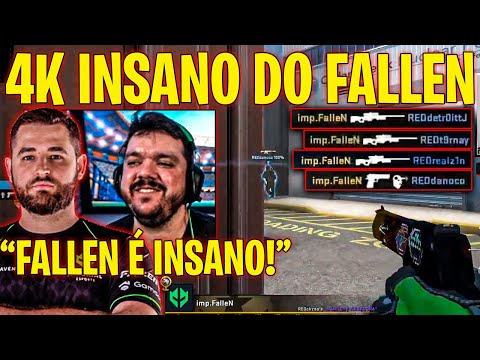 MCH E GAULES FICAM IMPRESSIONADOS COM A SKILL DO FALLEN!!