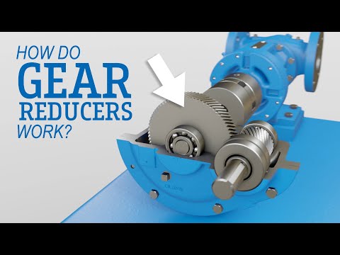 Motorised compact gear reducers