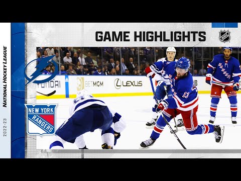 Lightning @ Rangers 10/11 | NHL Highlights 2022