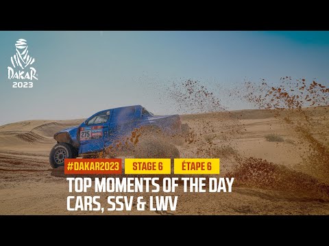 ダカール・ラリー2023 自動車クラスのステージ6ハイライト動画