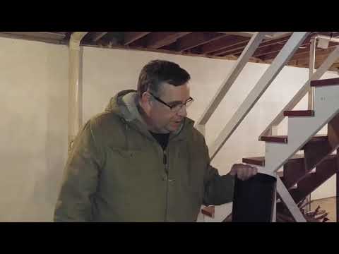 Wood Stove Install 3 Part 3 Adjust - Cut - Stove Pipe Length Howto DIY