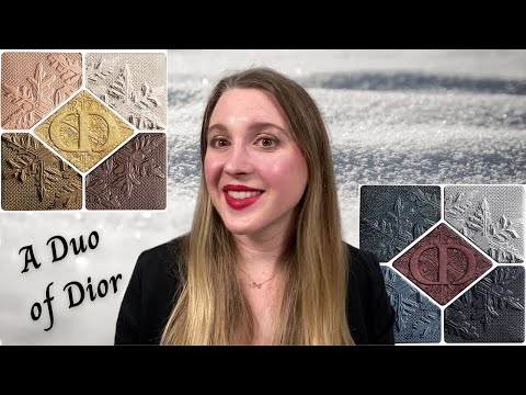 DUO OF DIOR COLLAB - 2 Daytime Looks Using the New Holiday Quints in Black Night and Golden Snow