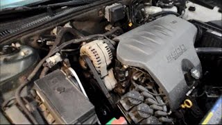 How to install a drive belt on a Buick