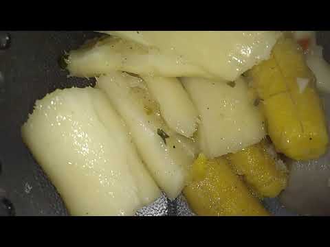 Guyanese style metemgee with fry fish and boil egg 🇬🇾