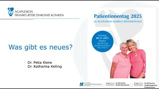Patientinnentag 2025: Was gibt es neues? - Dr. med. Petia Kiene und Dr. med. Kat