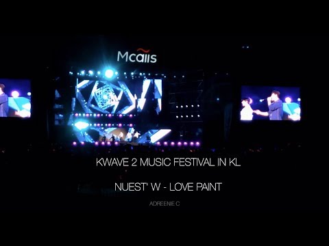 180113 K Wave 2 // Nuest' W - Love paint