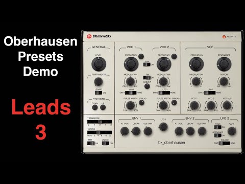 BX Oberhausen - Brainworx Oberheim Emulation - Presets Demo: Leads Part 3 (2023)