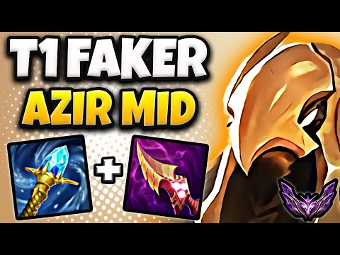 T1 Faker Azir vs Taliyah [ MID ] Patch 26.1 Ranked Korea