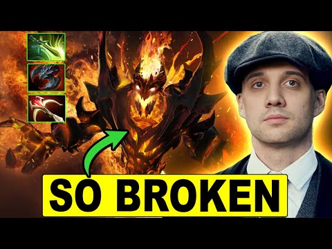 This Arteezy's Shadow Fiend Combo is JUST BROKEN