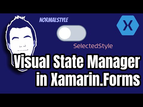 Style Control States with Visual State Manager in Xamarin.Forms