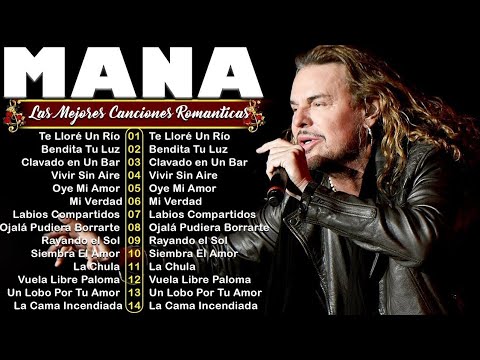 GRANDES ÉXITOS DE MANÁ 🌹 Mana Éxitos Mix 100 Super Éxitos Románticas Inolvidables #rockenespañol