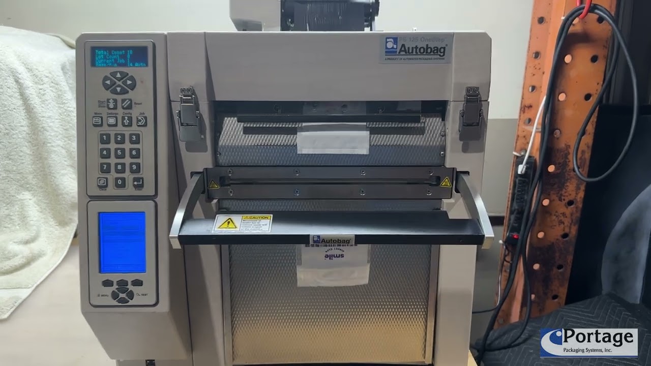 Automated Packaging Systems  |  Autobag PaceSetter PS-125 OneStep Tabletop Bagger