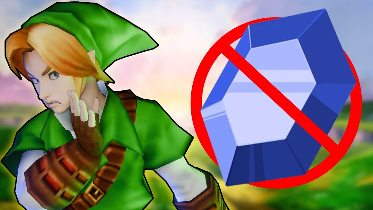 Dá para ZERAR Ocarina of Time Sem PEGAR RUPEES!? - Desafio Zelda Ocarina of Time