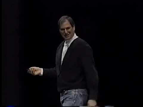 Macworld SF 1999 — Power Mac G3 blue and white introduction HQ