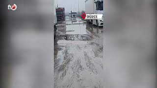 Gölyaka’daki “Dörüs Sitesi’nde Yol İsyanı