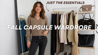 THE ULTIMATE FALL CAPSULE WARDROBE (just 22 pieces) - Easy Outfit Combinations for Fall