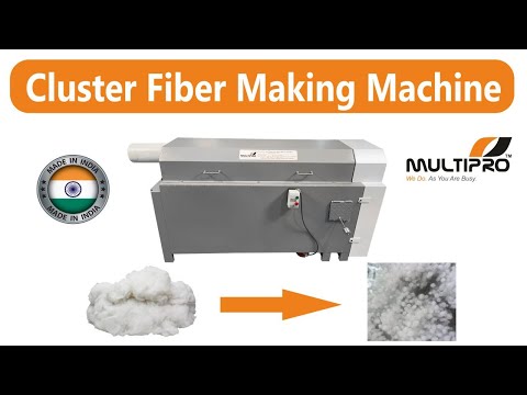 Ball Fiber Making Machine / Cluster Fiber Making Machine