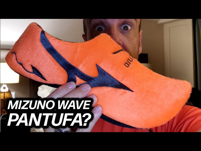 Ganhei uma MIZUNO wave PANTUFA!