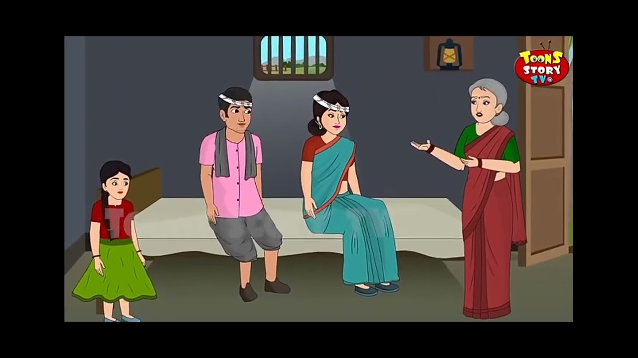 Garib dadi ka sabji paratha#cartoonvideo