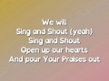 Sing And Shout With Lyrics