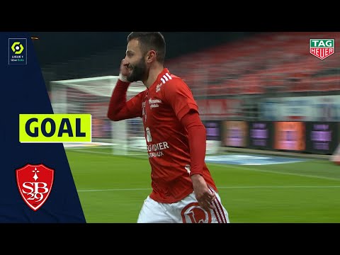 Goal Franck HONORAT (28' - STADE BRESTOIS 29) STADE BRESTOIS 29 - OGC NICE (2-0) 20/21