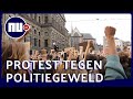 Drukke Dam in Amsterdam minuut stil voor doden door politiegeweld | NU.nl