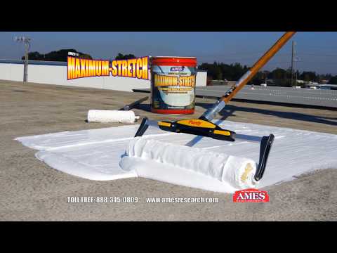 Ames Maximum-Stretch Waterproof Roof Coating