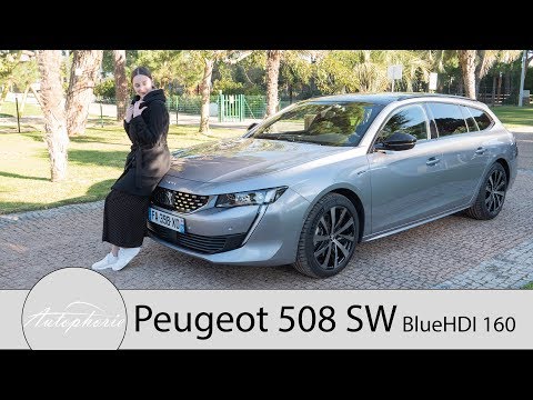 2019 Peugeot 508 SW BlueHDI 160 GT-Line Driving Review / Beautiful but also practical? - Autophorie
