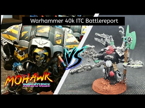 Imperial knights vs Iron hands - ITC Battlereport - 2000 points - 8th edition