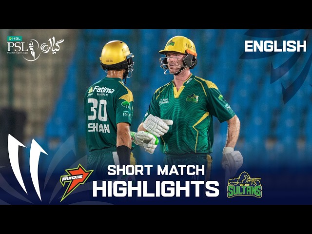 Short Match Highlights | Rawalpindiz Vs Multan Sultans | English | Match 31 | HBL PSL 11 | MZB1K