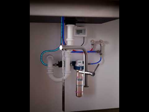 kielle Wimeo - Dřezová baterie s filtrační funkcí, broušená nerez 10525F25