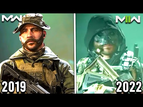 ALL Operators and Outfits Modern Warfare 2019 - Modern Warfare 2 (2022) Comparison