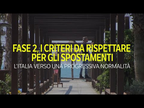 Fase 2, ecco i criteri da rispettare per gli spostamenti
