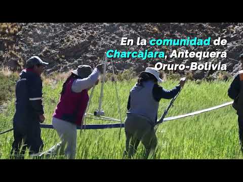 MUJERES OPERAN SISTEMAS DE RIEGO MACHACARMARCA ORURO